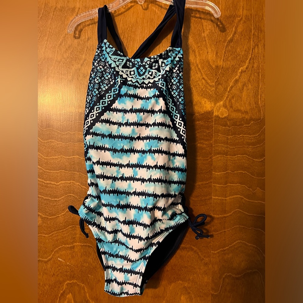 Justice girls one piece bathing suit